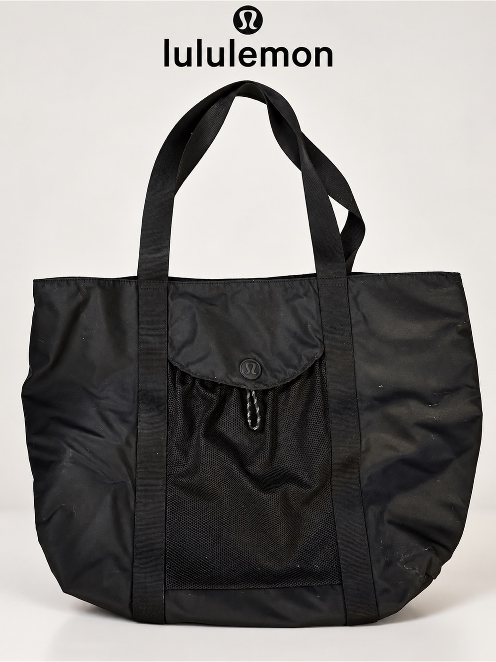 lululemon athletica Black Everyday Mesh-Front Tote